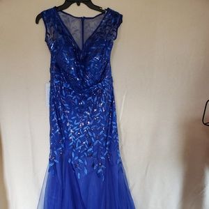 Gown - Royal blue